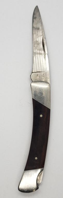 Vintage Buck 501 Lockback Pocket Knife (1 of 4)
