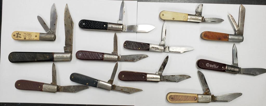 12 Vintage Barlow Knives (1 of 10)