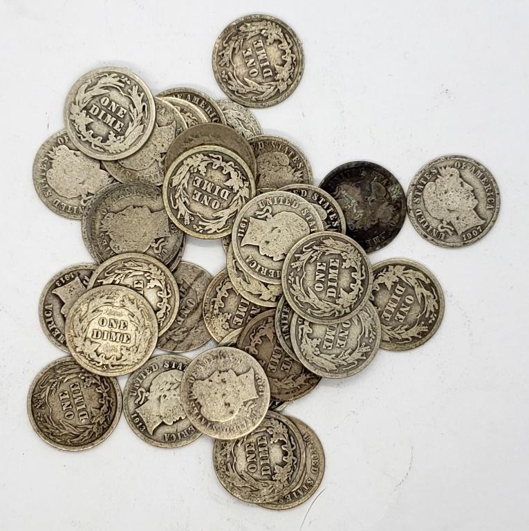 35 - BARBER SILVER DIMES (1 of 1)
