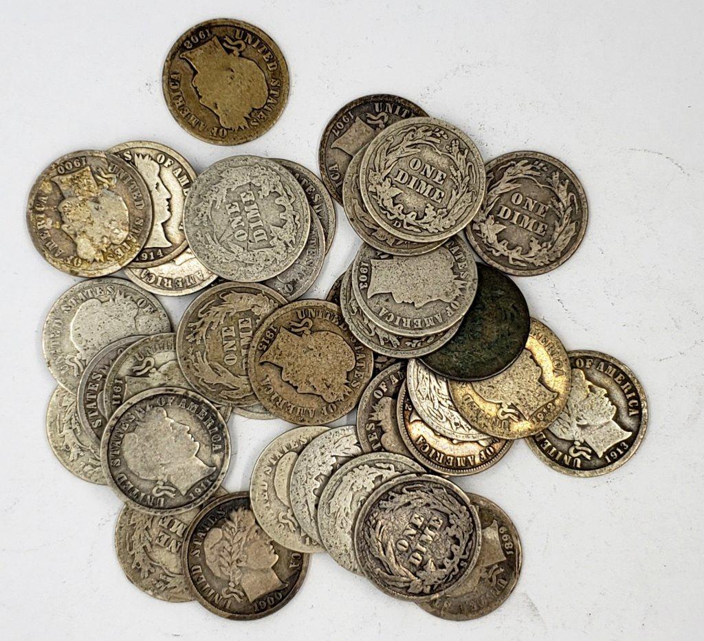 35 - BARBER SILVER DIMES (1 of 1)