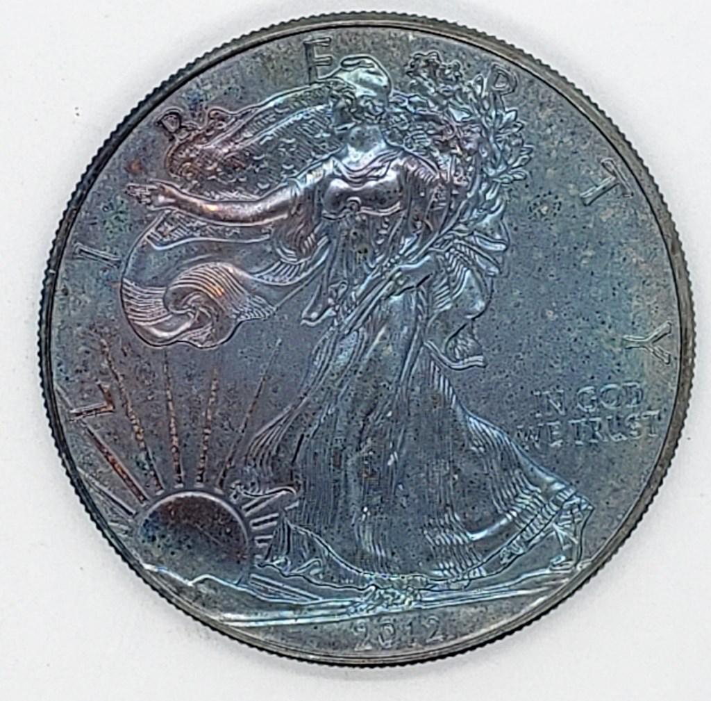 2015 AMERICAN SILVER EAGLE RAINBOW (1 of 2)
