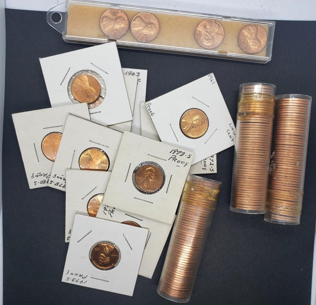 LINCOLN PROOF & BU LOT: (10) PROOF (1 of 1)