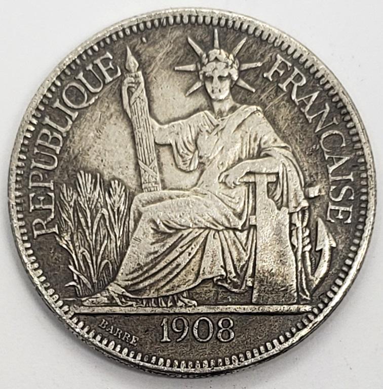 1908 France Republique Francaise Indo Chine (1 of 2)