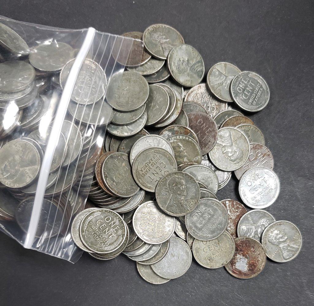 500 STEEL CENTS (1943) P-D-S  GREAT MIX (1 of 1)