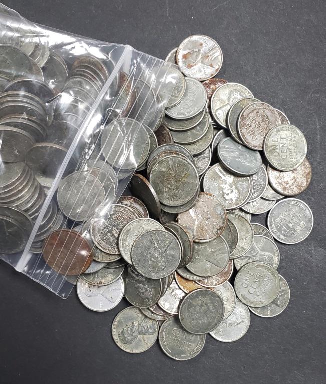 500 STEEL CENTS (1943) P-D-S  GREAT MIX (1 of 1)