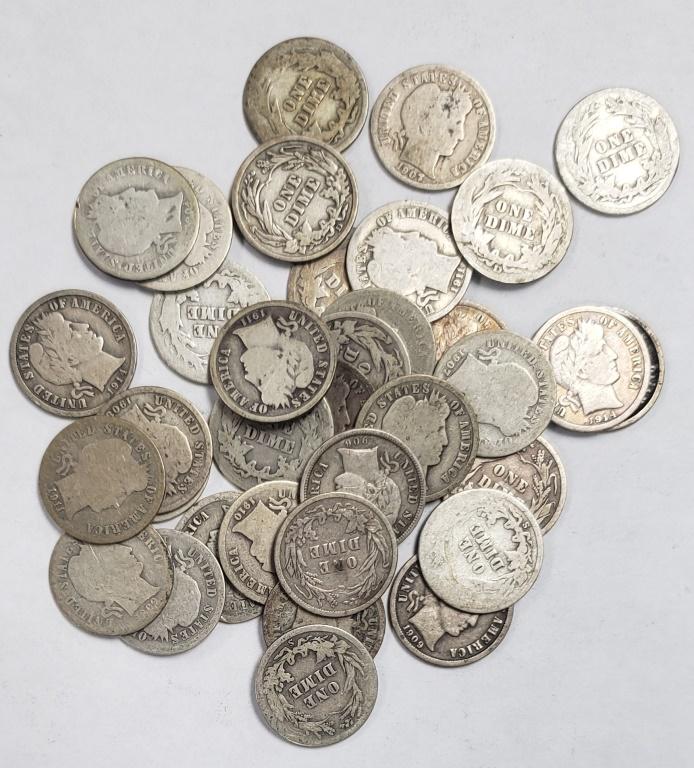 35 - BARBER SILVER DIMES (1 of 1)