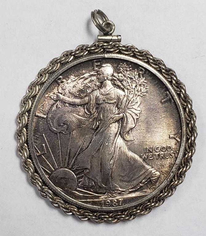 1 - 1987 American Silver Eagles 1 oz 999 (1 of 2)