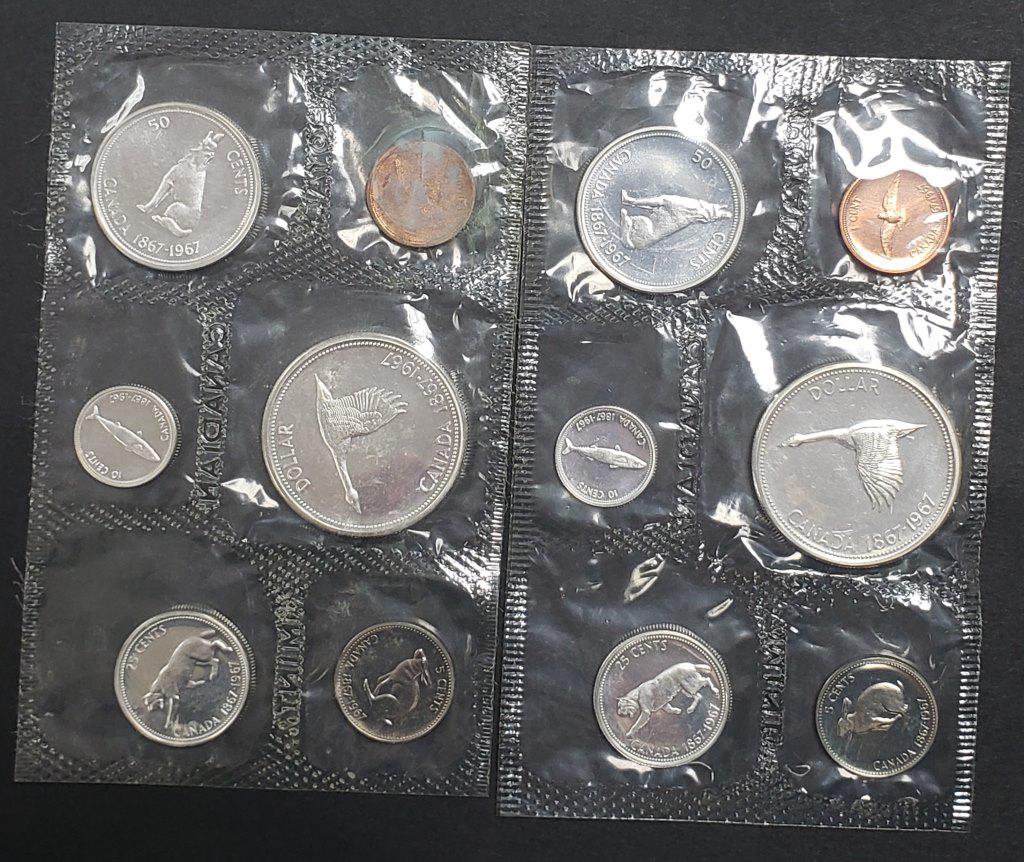 2-1967 CANADA PROOF LIKE SETS (1 of 2)