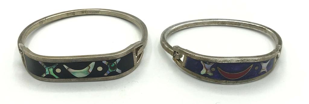 2 MEXICO INLAY BRACELET .925 (1 of 4)