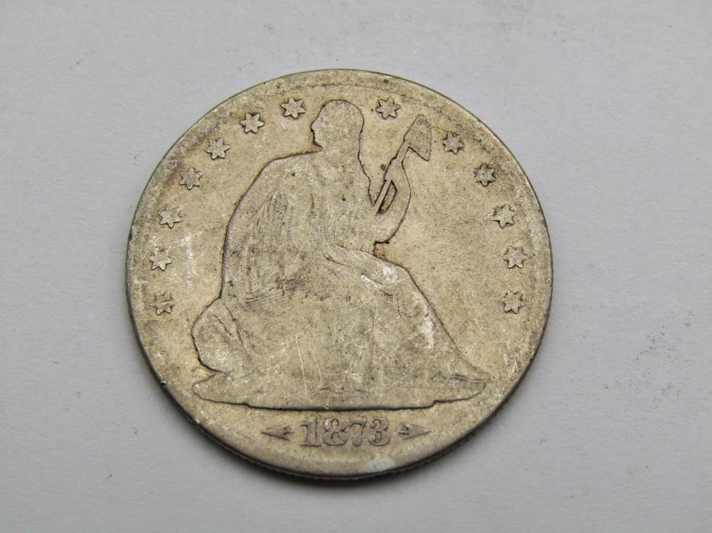 1873 SEATED HALF DOLLAR (1 of 2)