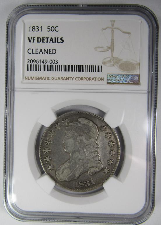 1831 BUST HALF DOLLAR NGC VG DETAILS (1 of 2)