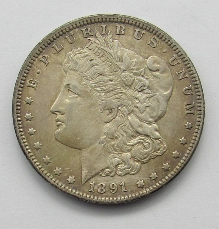 1891-CC MORGAN DOLLAR XF (1 of 2)