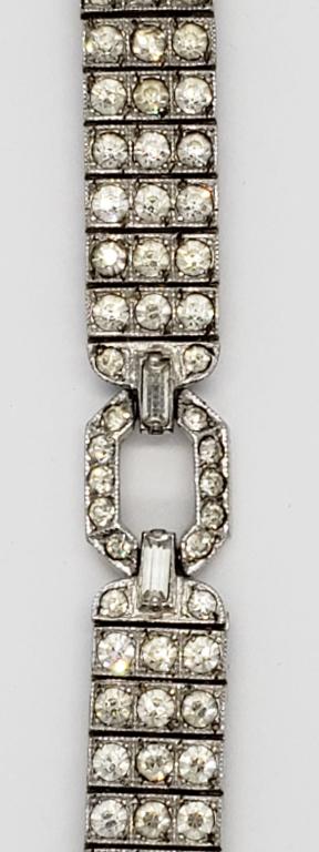 STERLING & RHINESTONE BRACELET (1 of 4)