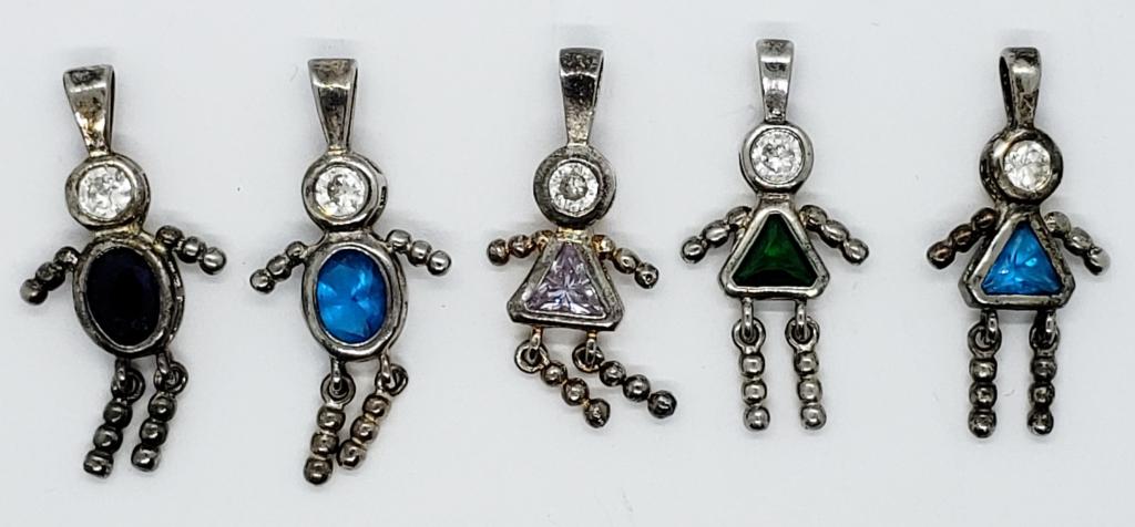 BIRTHSTONE CHILD STYLE CHARMS 925 (1 of 3)