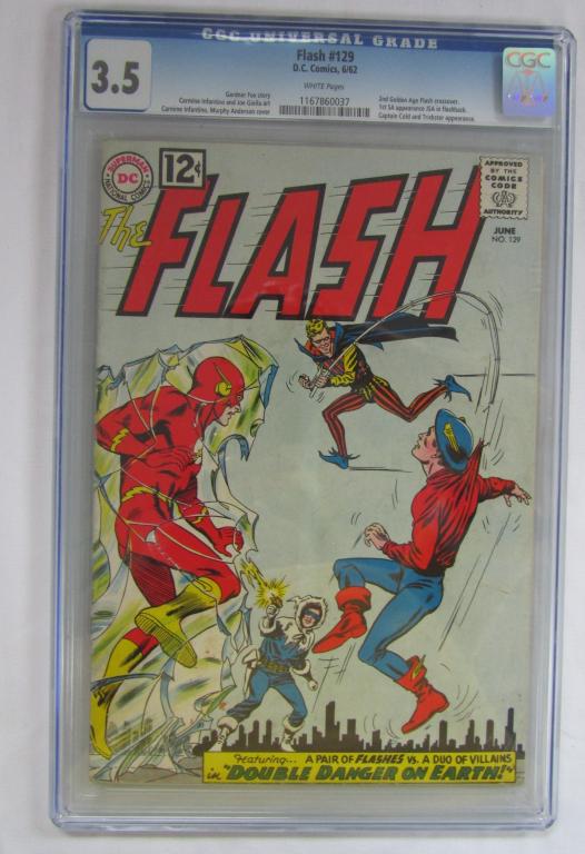 The Flash #129 DC Comics 1962 - CGC 3.5 - Silver A (1 of 3)