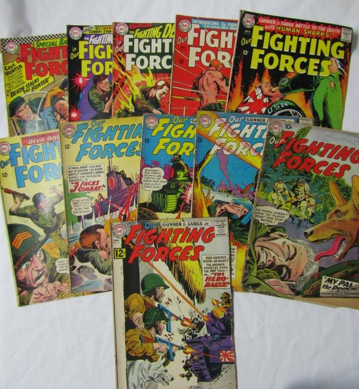 11-FIGHTING FORCES DC COMIC BOOKS (1 of 6)