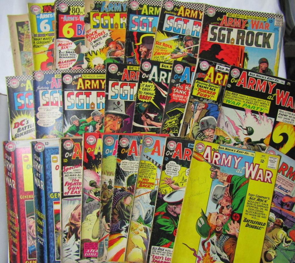 25- DC OUR ARMY AT WAR COMIC BOOKS (1 of 6)