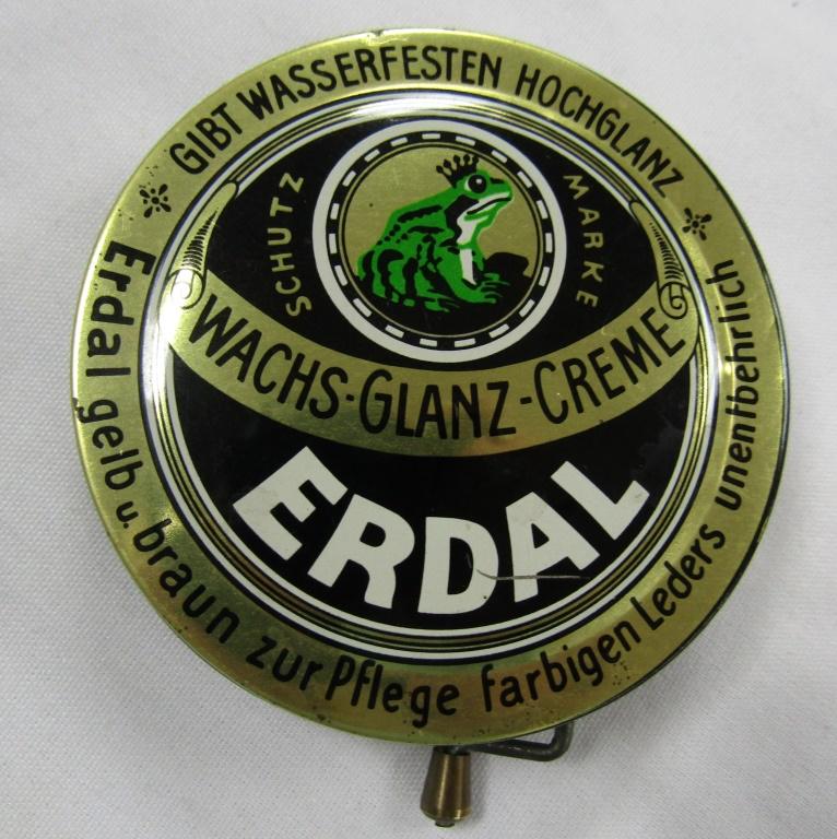 VTG WACHS-GLANZ-CRÈME ERDAL TIN MUSIC BOX (1 of 4)