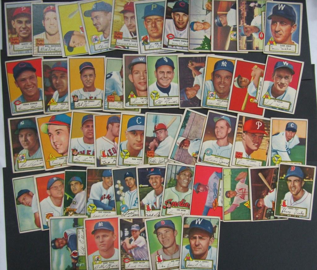 47 DIFF 1952 TOPPS BASEBALL CARDS (1 of 8)