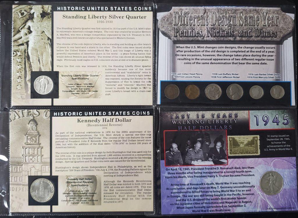 HISTORIC COINS & STAMPS LOT (1 of 2)