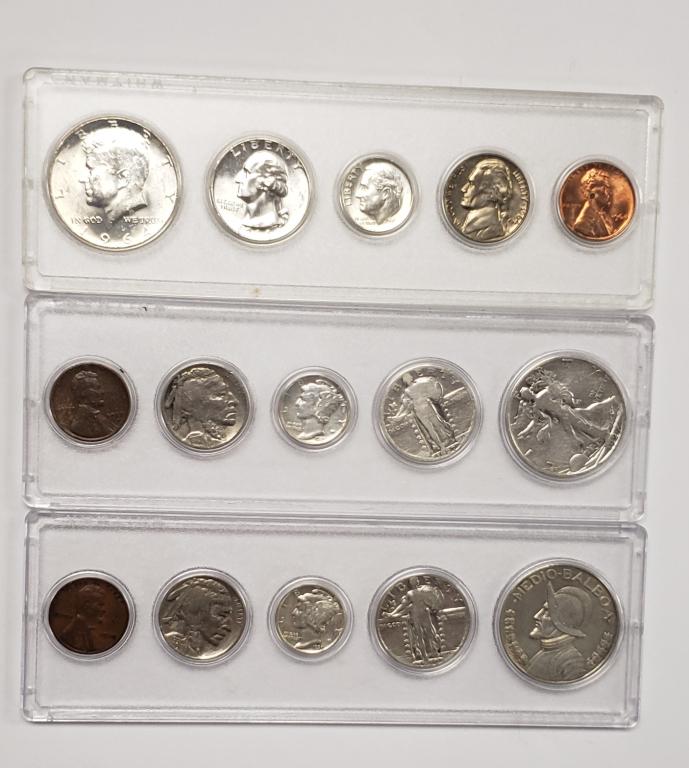 1927, 1930 & 1964 U.S. COIN SETS / SILVER! (1 of 2)