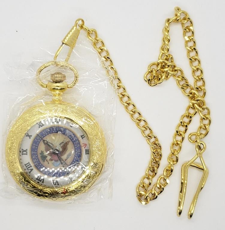 PRESIDENT of the U.S. POCKET WATCH (1 of 3)