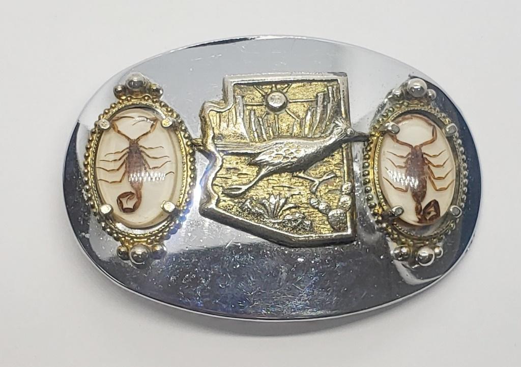 SCORPION/ROADRUNNER BELT BUCKLE (1 of 4)