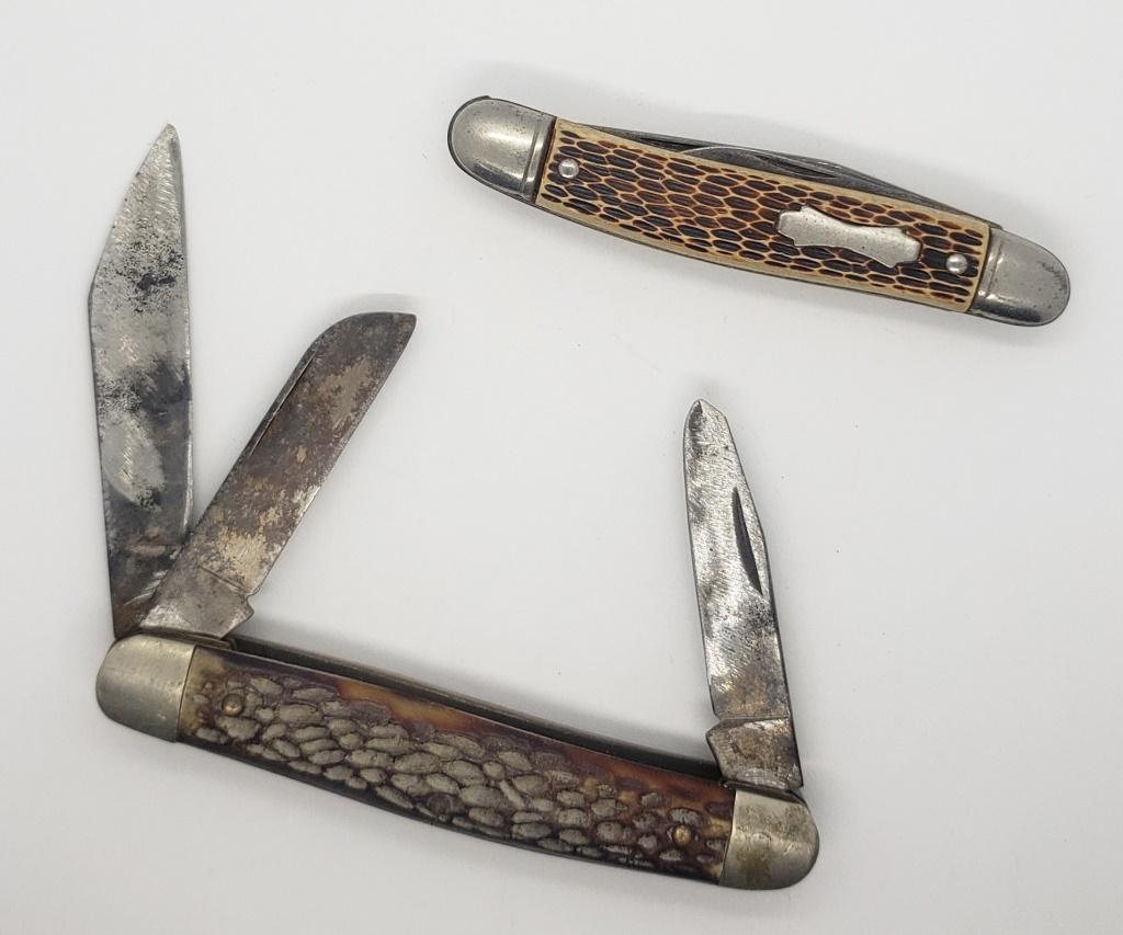 Vtg KUTMASTER UTICA NY USA 3 Blade Pocket Knife (1 of 3)