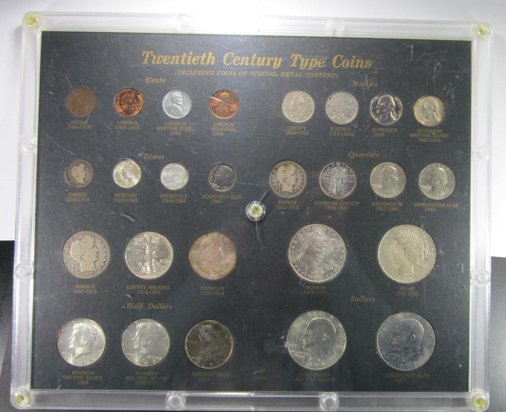 TWENTIETH CENTURY TYPE SET (26 COINS) (1 of 7)