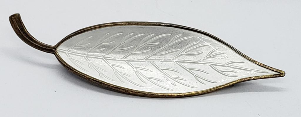 Vtg Denmark Sterling MEKA White Enameled (1 of 3)