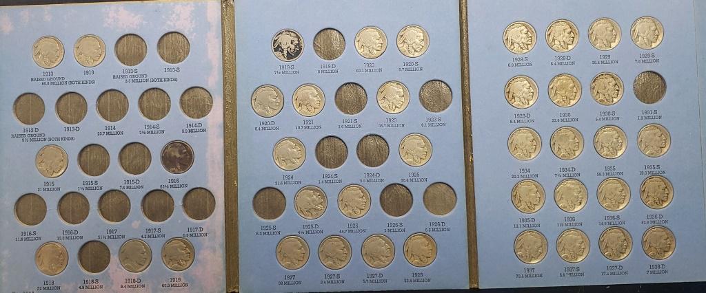 40 diff BUFFALO NICKELS in BOOKLET (1 of 4)