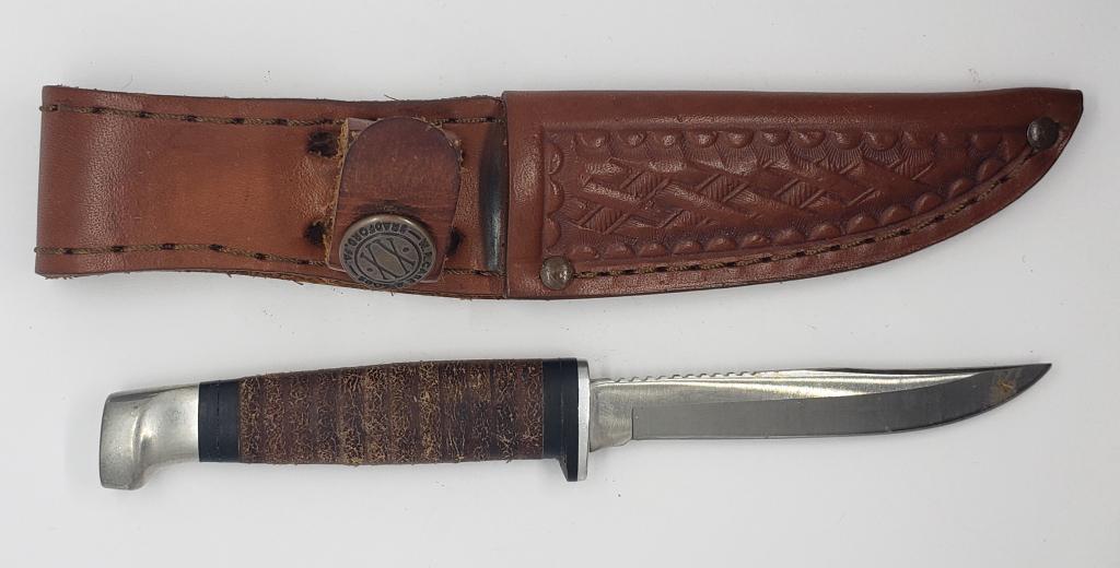 Vintage Case XX M3FIN Mini Hunting Knife W/Sheath. (1 of 5)