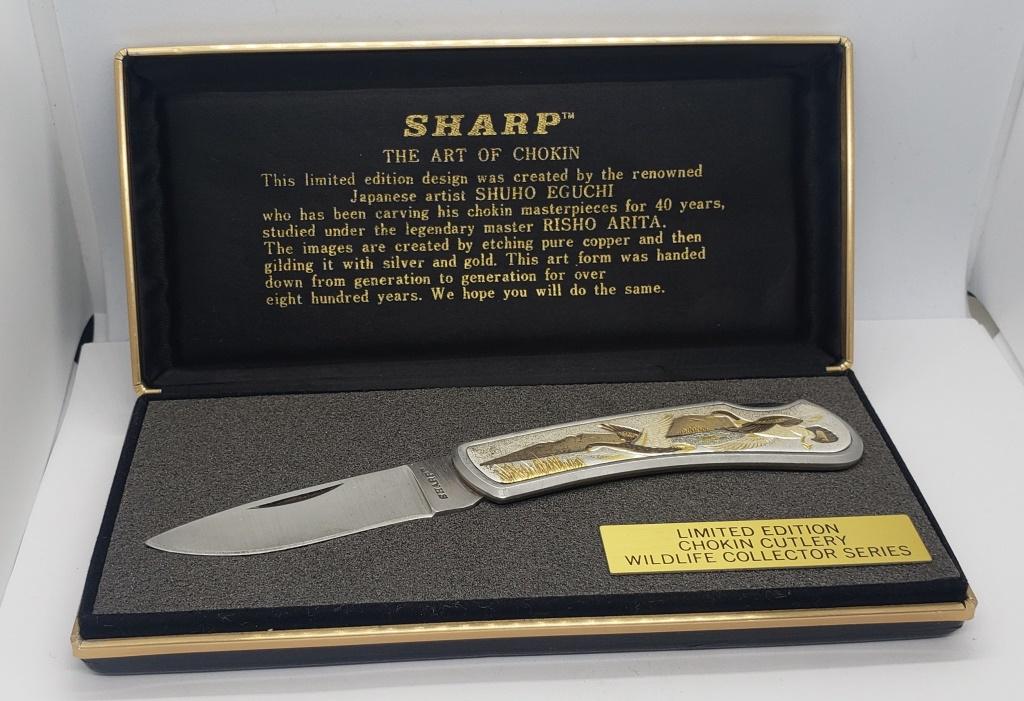 Limited Edition SHARP Chokin Cutlery Wildlife Seri (1 of 3)