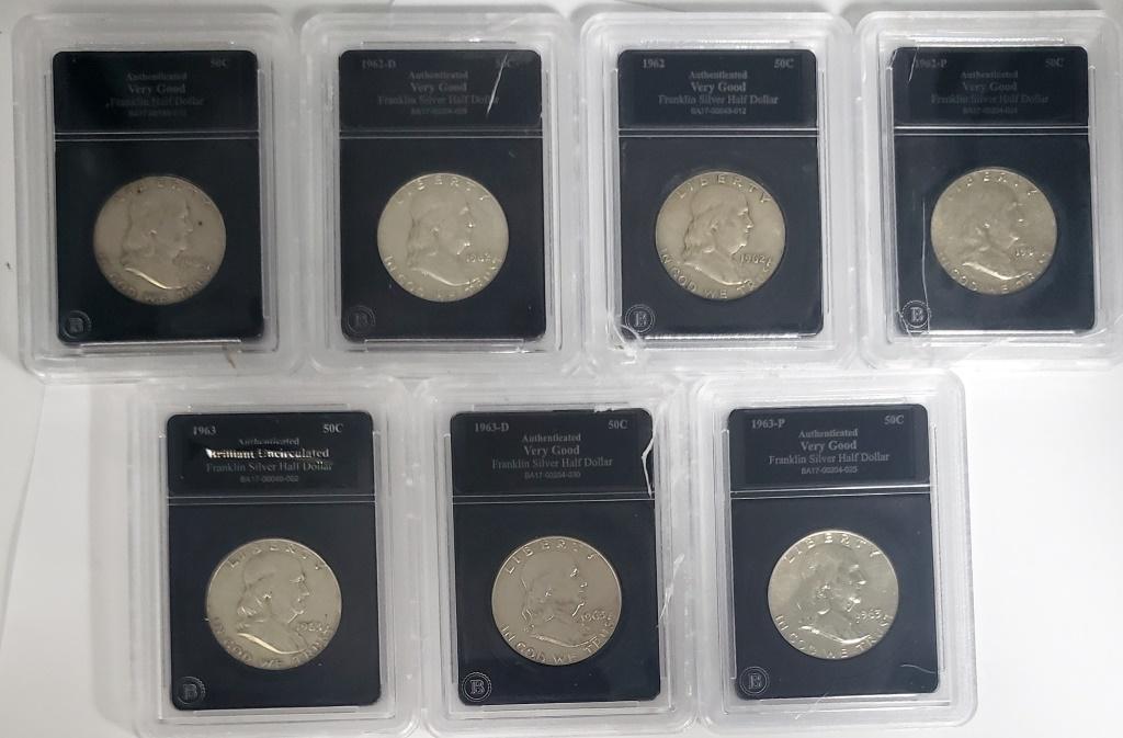 7- FRANKLIN HALF DOLLARS (1 of 2)