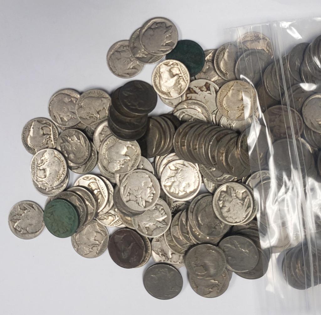 500 BUFFALO NICKEL NO DATE / PARTIAL DATE (1 of 1)