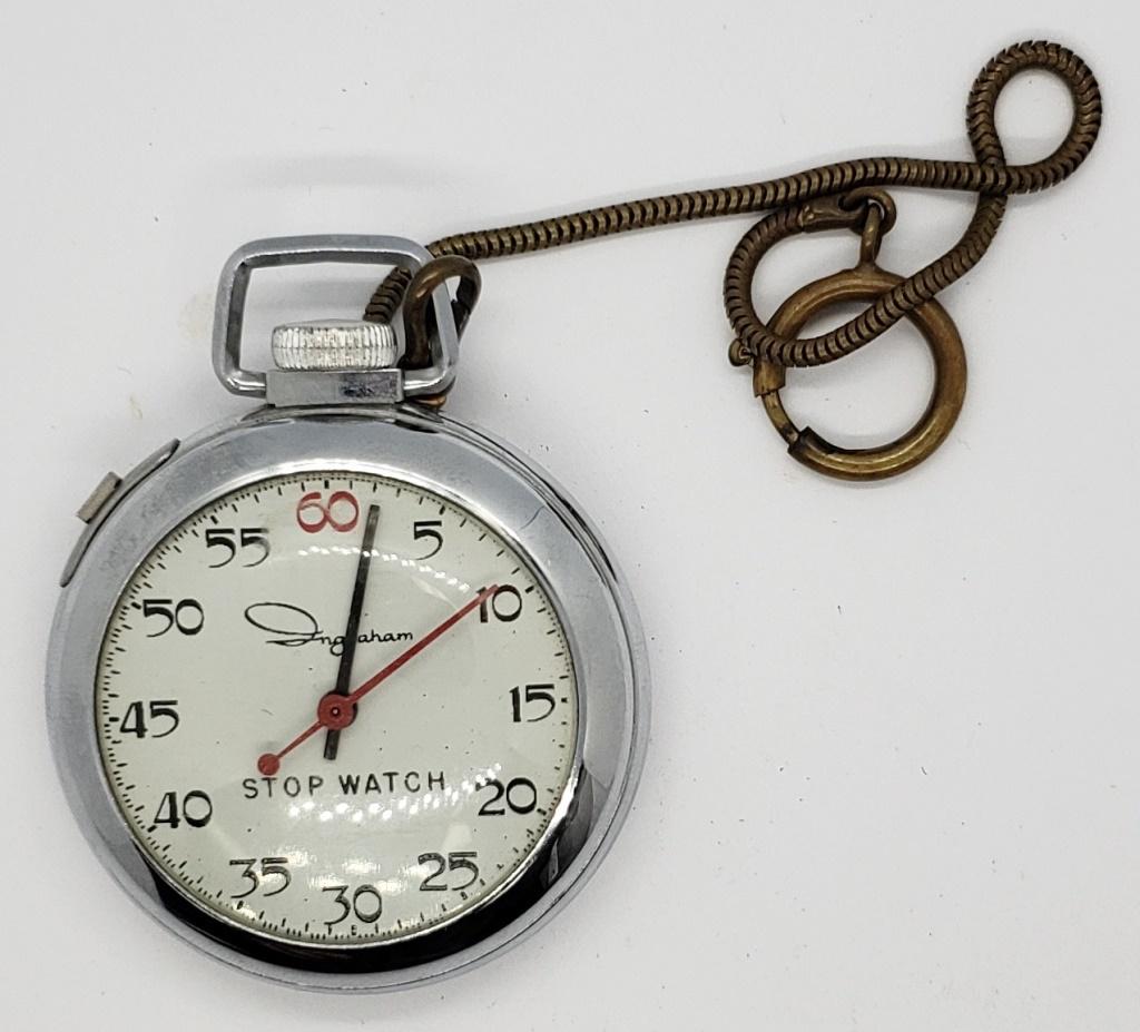 INGRAHAM STOP WATCH - WORKS (1 of 2)