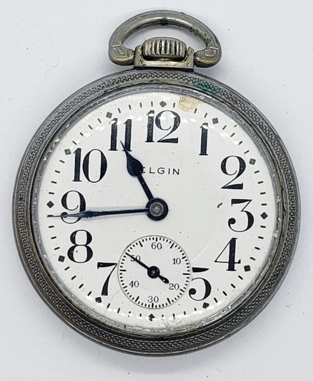 1924 Elgin Pocket Watch - Grade 387 - 17 Jewels Si (1 of 4)