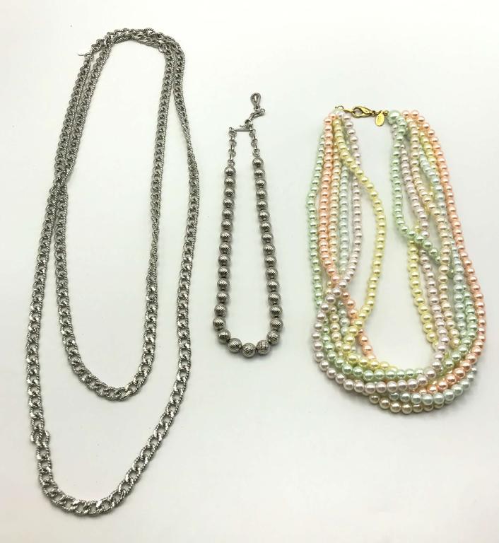 3 NECKLACES INCLUDES 1 MONET 1 JOAN RIVERS!: REGISTER TO BID TODAY!