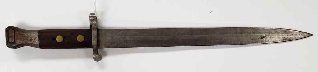 Pre WWI Wilkinson London Bayonet: No Scabbard. Blade has pitting.