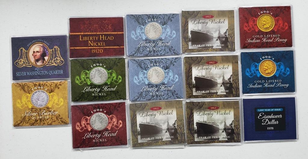 U.S. COIN COLLECTION in FLIPS - (4) 1912 TITANIC (1 of 7)