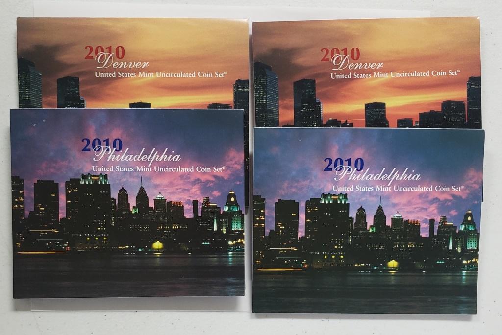 (2) 2010 U.S. MINT SETS in ORIGINAL PACKAGE (1 of 2)
