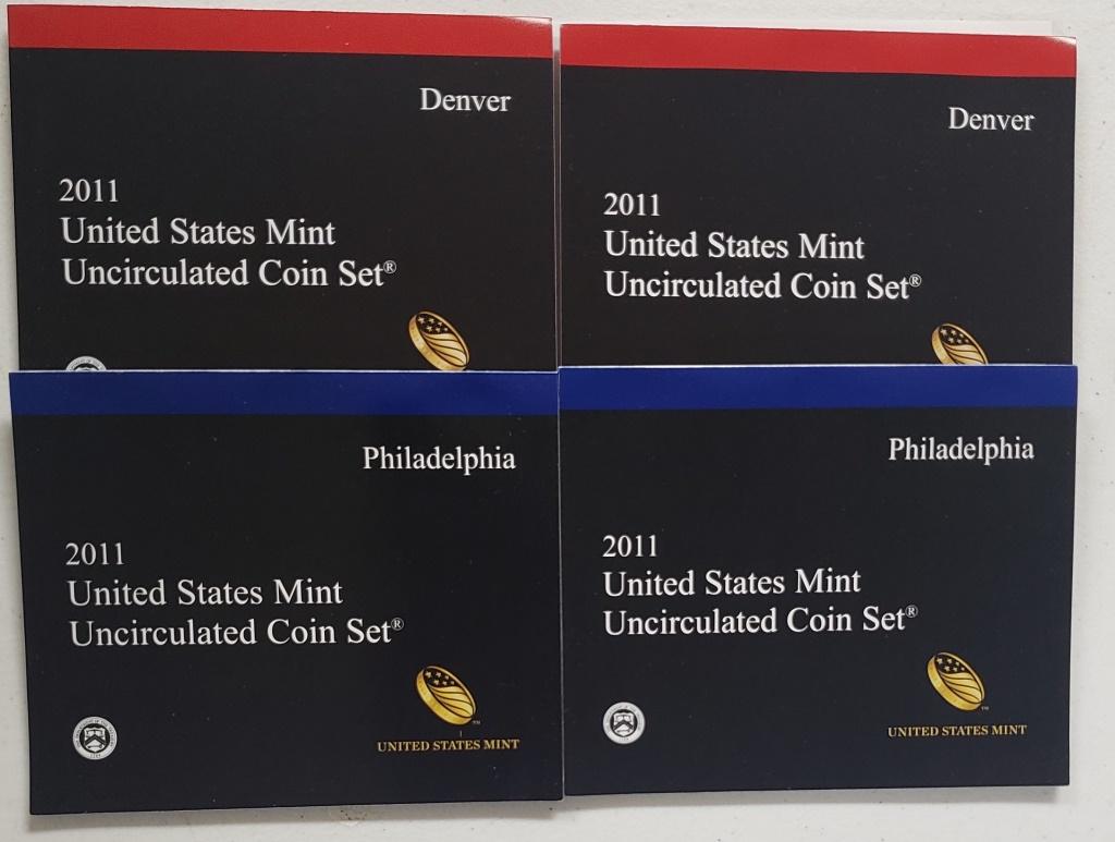 (2) 2011 U.S. MINT SETS in ORIGINAL PACKAGE (1 of 2)