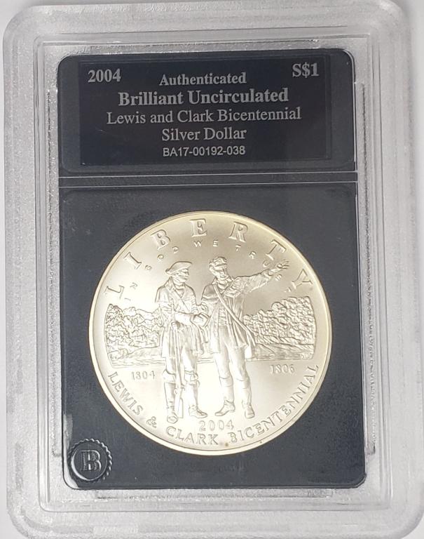 2004 LEWIS / CLARK SILVER COMMEM $1 (1 of 4)