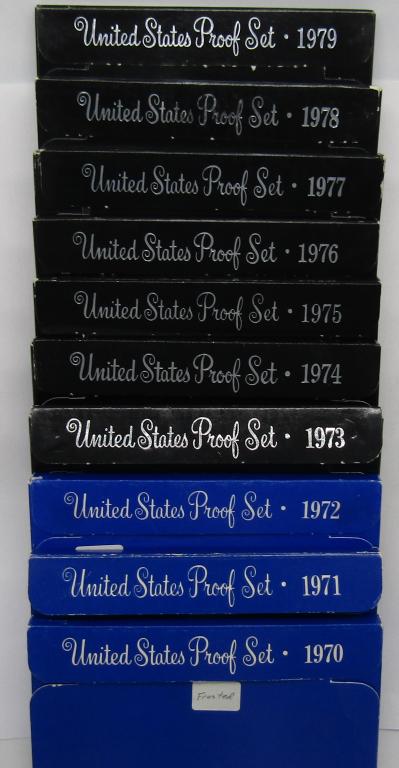 1970 thru 1979 U.S. PROOF SETS (1 of 1)