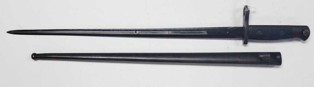 Belgium 1916 Bayonet Matching Serial Numbers: Comes with scabbard. In excellent condition!