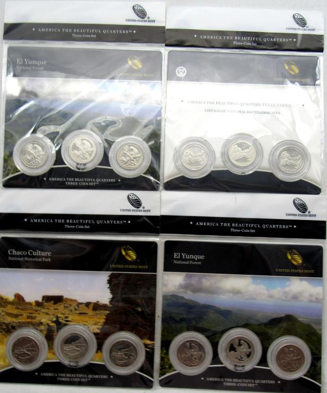 4 -AMERICA THE BEAUTIFUL QTR SETS (1 of 5)