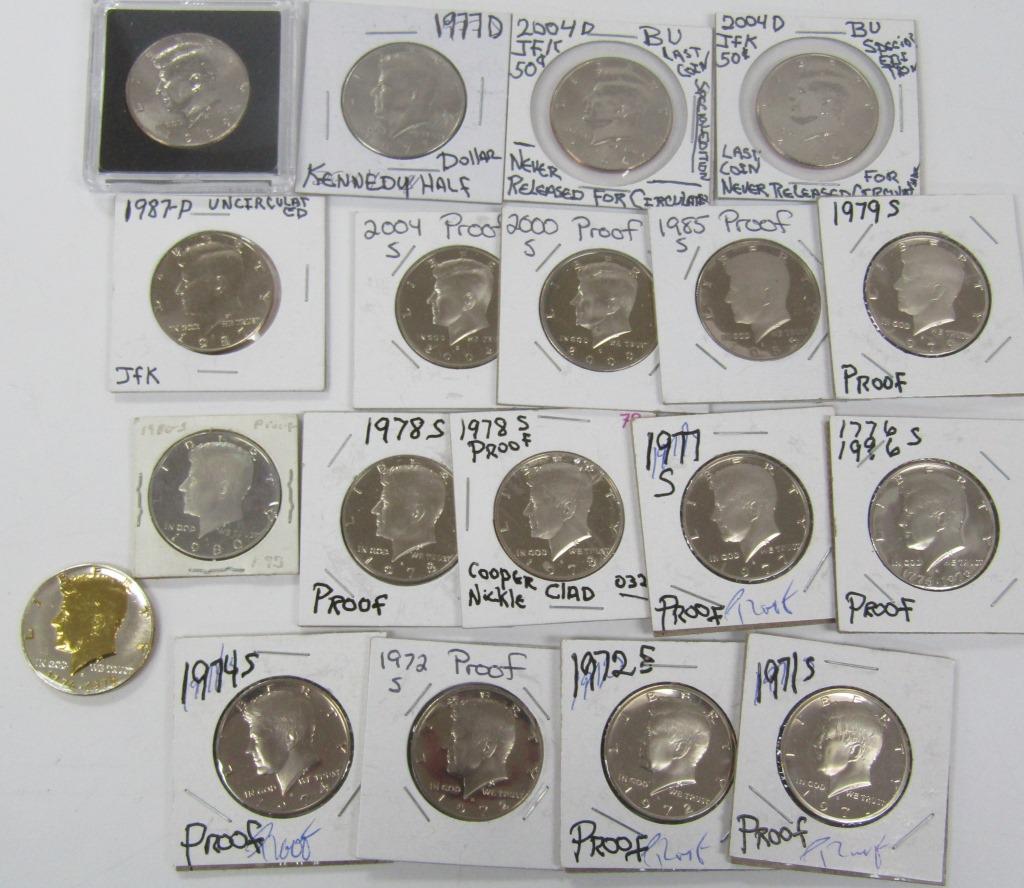 (13) PROOF KENNEDY HALF DOLLARS (1 of 3)