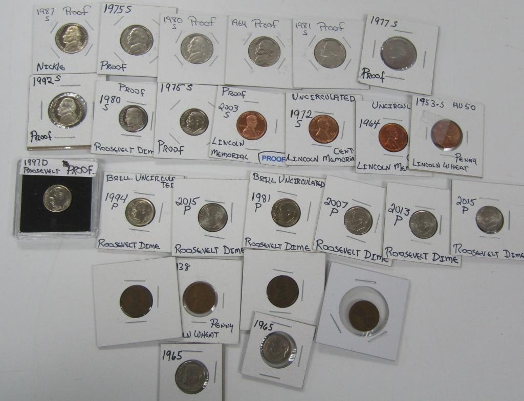 (7) PROOF JEFFERSON 5c (2) PRF DIMES (1 of 4)