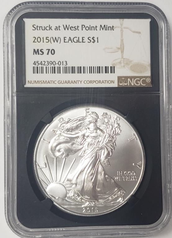 2015-W Silver Eagle NGC MS70 - Black Core (1 of 4)