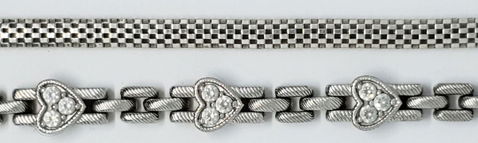 7 INCH STERLING JUDITH RIPKA HEART BRACELET & (1 of 6)